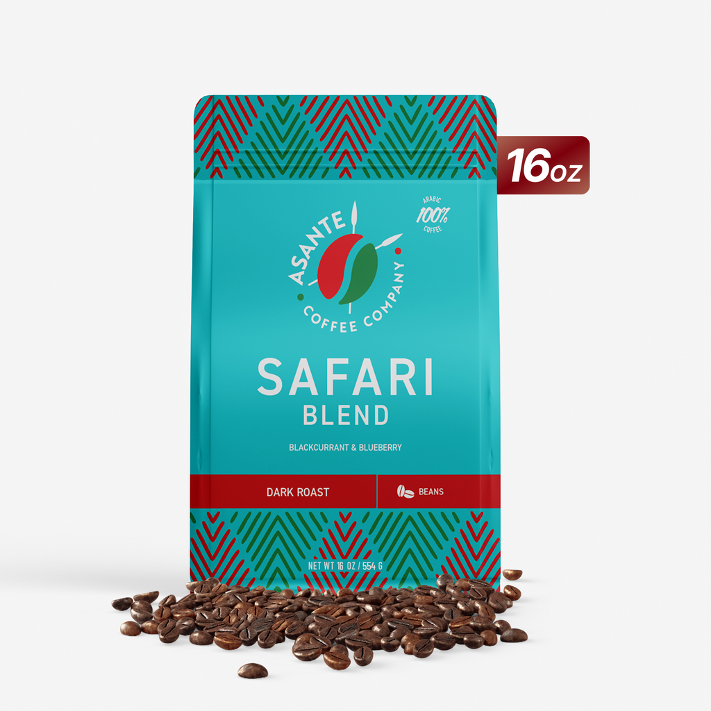 SAFARI BLEND 16oz Ground Coffee- Arabica Coffee Beans (Medium